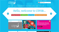 Desktop Screenshot of cdysb.ie