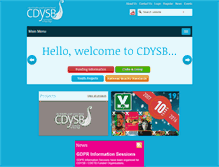 Tablet Screenshot of cdysb.ie